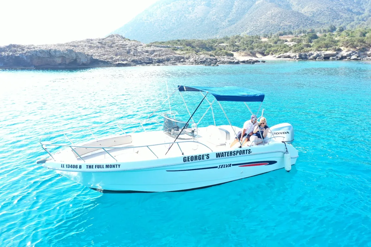 The Full Monty – speedboat for hire in Latchi
