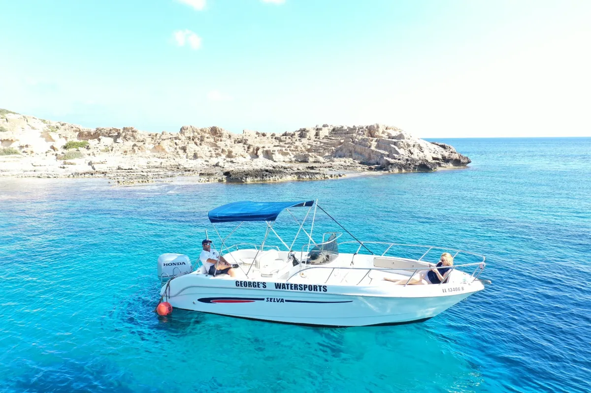 Pirates of the Blue Lagoon – speedboat for hire in Latchi