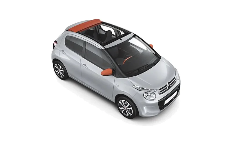 Citroën C1 – city car with opening roof for hire in Ayia Napa