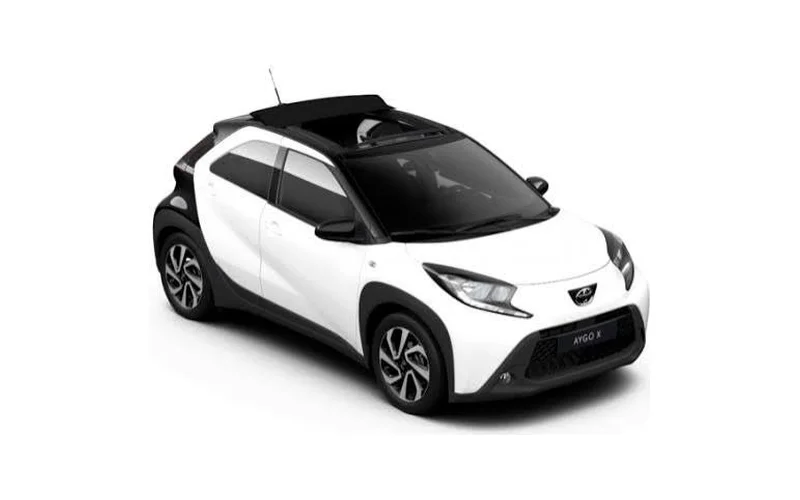 Toyota Aygo X – city crossover with opening roof for hire in Ayia Napa