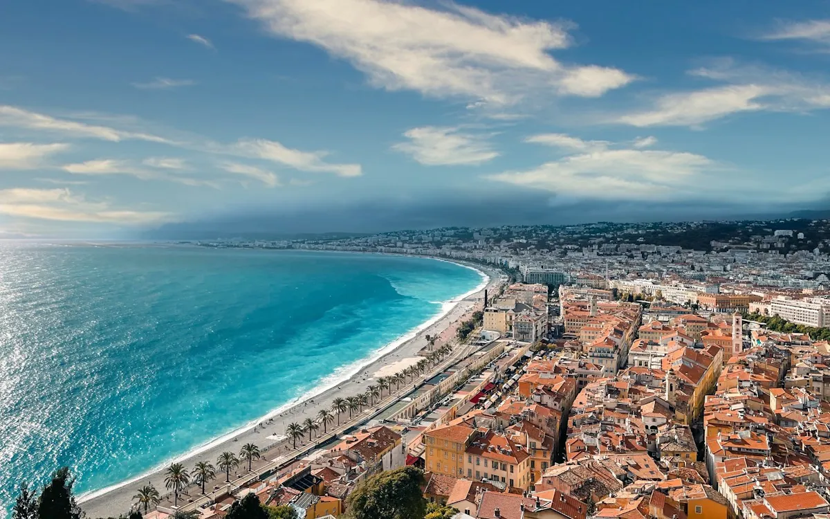Promenade des Anglais in Nice, France